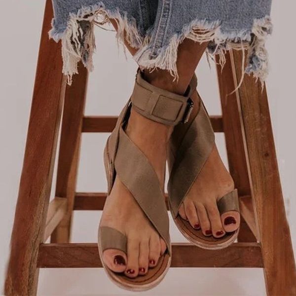 woman open toe buckle strap fashion sandals mujer shoe dropshipping women beach sandals gladiator flats casual thong shoes, Black
woman open toe buckle strap fashion sandals mujer shoe dropshipping women beach sandals gladiator flats casual thong shoes, Black