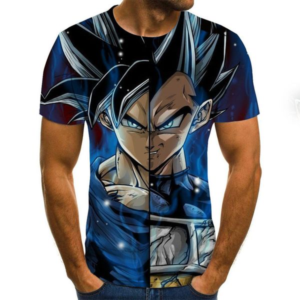 men 3d print shirts graphic aesthetic anime men clothing