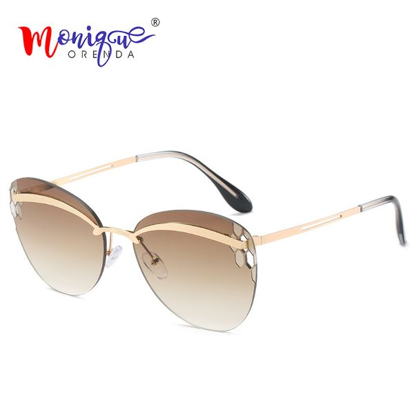 new fashion rimless sunglasses women vintage luxury frameless sun glasses for men gradient retro eyeglasses shades for women, White;black
new fashion rimless sunglasses women vintage luxury frameless sun glasses for men gradient retro eyeglasses shades for women, White;black