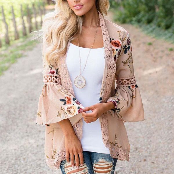 2020 spring summer lace jacket women floral jacket coat female beach boho coats ladies plus size loose jackets for women, Black;brown
2020 spring summer lace jacket women floral jacket coat female beach boho coats ladies plus size loose jackets for women, Black;brown