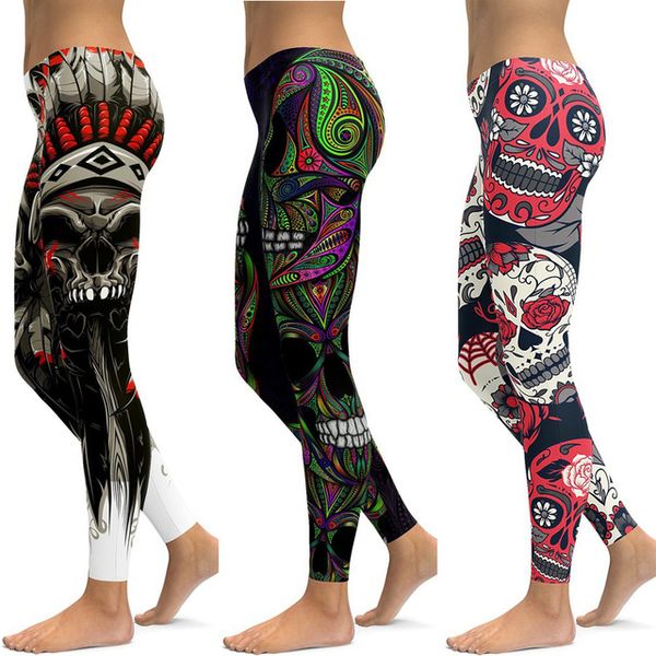 yoga li-fi skull leggings yoga pants women sports pants fitness running push up gym wear elastic slim workout leggings, White;red
yoga li-fi skull leggings yoga pants women sports pants fitness running push up gym wear elastic slim workout leggings, White;red