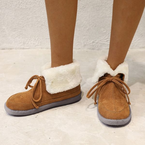 new winter shoes women snow boots warm plush fur boots female fashion thicken ankle ladies booties botas mujer size 35-43, Black
new winter shoes women snow boots warm plush fur boots female fashion thicken ankle ladies booties botas mujer size 35-43, Black