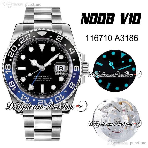 2020 n v10 gmt a3186 automatic black blue ceramics bezel batman mens watch edition 904l stainless steel oyter bracelet puretime 2, Slivery;brown
2020 n v10 gmt a3186 automatic black blue ceramics bezel batman mens watch edition 904l stainless steel oyter bracelet puretime 2, Slivery;brown