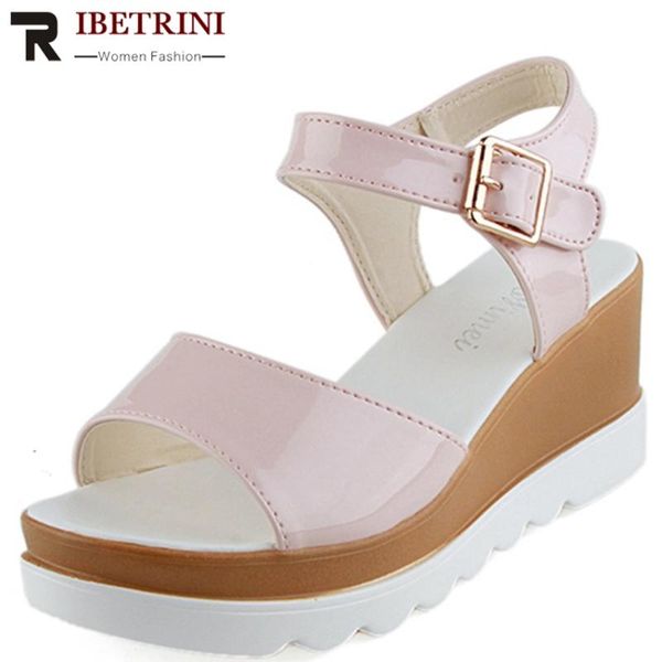 ribetrini leisure women solid open toe buckle strap shoes women brand casual party sandals platform daily sandals, Black
ribetrini leisure women solid open toe buckle strap shoes women brand casual party sandals platform daily sandals, Black