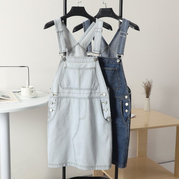summer women denim dress sundress students casual overalls dresses 2020 new female solid adjustable strap jeans dress, Black;gray
summer women denim dress sundress students casual overalls dresses 2020 new female solid adjustable strap jeans dress, Black;gray