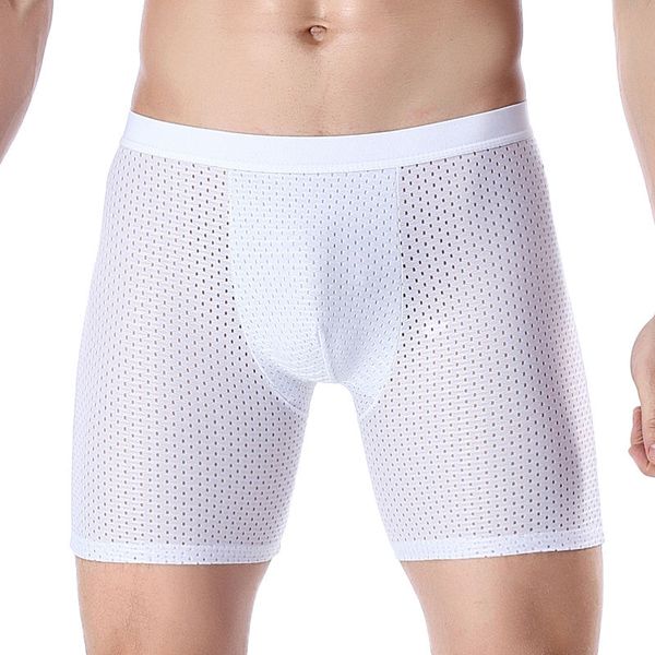 bamboo boxers mesh underwear men quick dry mens underwear spandex long leg boxer running underpants long for men, Black;white
bamboo boxers mesh underwear men quick dry mens underwear spandex long leg boxer running underpants long for men, Black;white