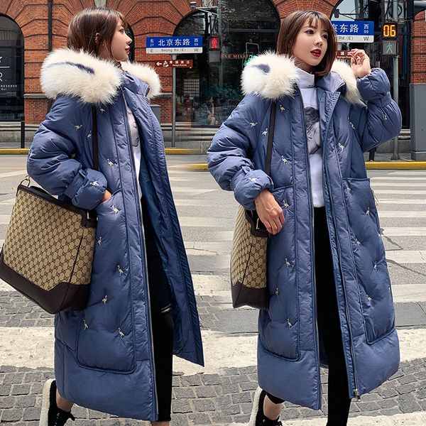 fall/winter 2020 new style overcome longer embroidery korean down cotton thick loose casual women's cotton coat, Black
fall/winter 2020 new style overcome longer embroidery korean down cotton thick loose casual women's cotton coat, Black