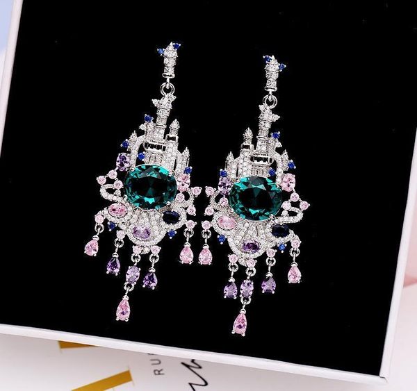 fashion- women fashion castle earromgs luxury wedding jewelry 925 silver bling cubic zirconia female long earrings
fashion- women fashion castle earromgs luxury wedding jewelry 925 silver bling cubic zirconia female long earrings