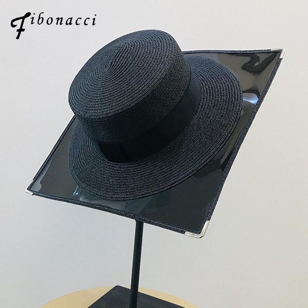 fibonacci 2020 new summer fashion flat square film straw hats brand quality beach shade female sunscreen sun hat, Blue;gray
fibonacci 2020 new summer fashion flat square film straw hats brand quality beach shade female sunscreen sun hat, Blue;gray