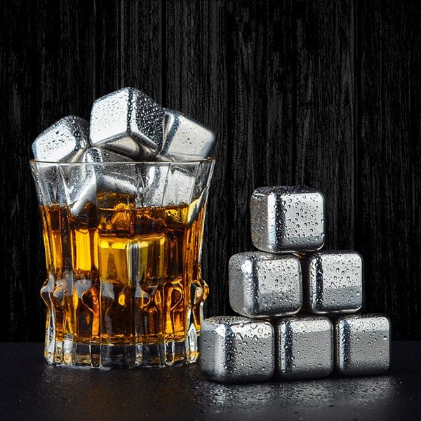 whiskey stones 4 pcs stainless steel ice cubes ice steel for men gift reusable chilling stones for whiskey wine h-0114
whiskey stones 4 pcs stainless steel ice cubes ice steel for men gift reusable chilling stones for whiskey wine h-0114