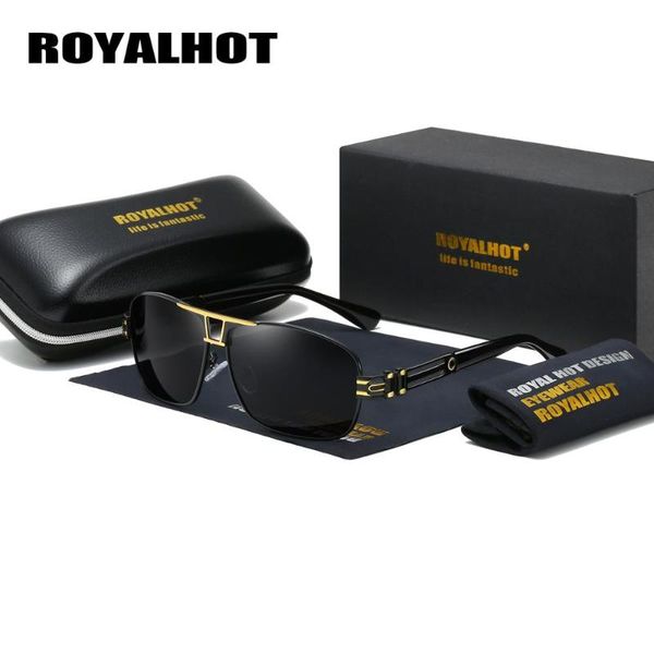 royalpolarized men sunglasses driving pilot sunglass male vintage brand alloy frame sun glasses uv400 high quality, White;black
royalpolarized men sunglasses driving pilot sunglass male vintage brand alloy frame sun glasses uv400 high quality, White;black