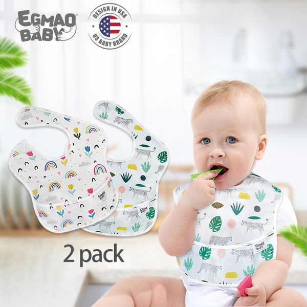 2pcs/lot waterproof baby bibs 100% polyester tpu coating feeding bibs washable baby with catcher for girls & boys, Slivery;white
2pcs/lot waterproof baby bibs 100% polyester tpu coating feeding bibs washable baby with catcher for girls & boys, Slivery;white