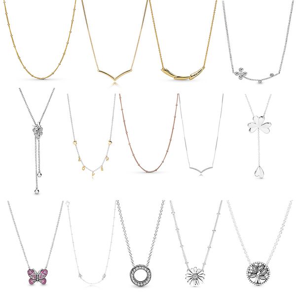 100% 925 sterling silver pandoras ladies temperament simple v-shaped letter butterfly four-leaf clasp necklace jewelry
100% 925 sterling silver pandoras ladies temperament simple v-shaped letter butterfly four-leaf clasp necklace jewelry
