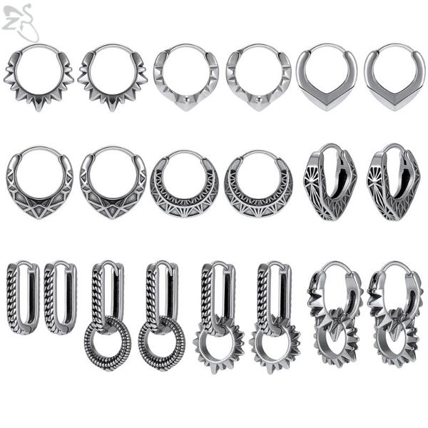 hoop & huggie zs 10 styles men's gothic punk stainless steel earrings hip hop rock biker round earring women vintage ear piercing jewel, Golden;silver
hoop & huggie zs 10 styles men's gothic punk stainless steel earrings hip hop rock biker round earring women vintage ear piercing jewel, Golden;silver