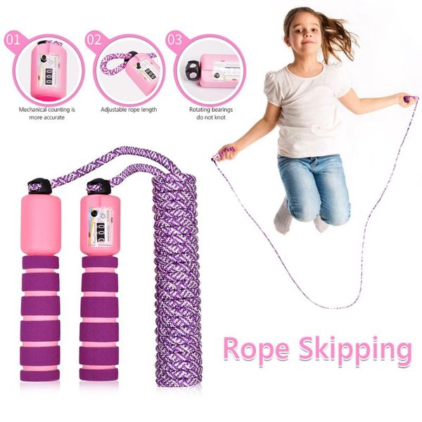 2.6m adjustable jump rope with counter sports fitness speed counting skipping rope for adults kids sport fitness supplies
2.6m adjustable jump rope with counter sports fitness speed counting skipping rope for adults kids sport fitness supplies