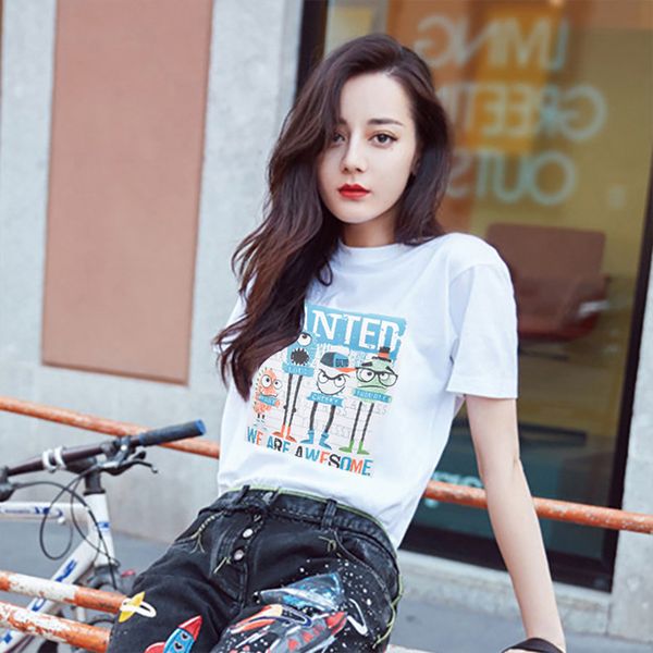 short sleeve kawaii harajuku cartoon print t shirt women aesthetic clothes summer plus size korean basic tshirt feminina new, White
short sleeve kawaii harajuku cartoon print t shirt women aesthetic clothes summer plus size korean basic tshirt feminina new, White
