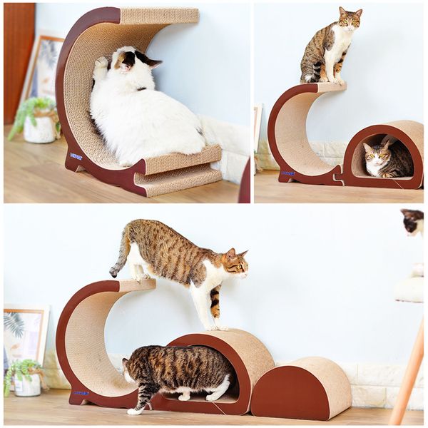 cat grinding claw toy combination cat litter corrugated mat bed with cat scratching board scratching tool
cat grinding claw toy combination cat litter corrugated mat bed with cat scratching board scratching tool