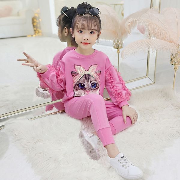 tracksuit for girls 2020 new cartoon girls sport suits spring autumn children clothing sports set casual kids clothes, White
tracksuit for girls 2020 new cartoon girls sport suits spring autumn children clothing sports set casual kids clothes, White