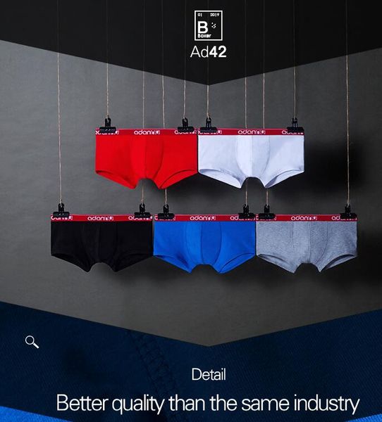 adnnu men underwear single layer pouch boxer cotton breathable male panties micro elasticity men boxer shorts calzoncillo 5piece/lot, Black;white
adnnu men underwear single layer pouch boxer cotton breathable male panties micro elasticity men boxer shorts calzoncillo 5piece/lot, Black;white