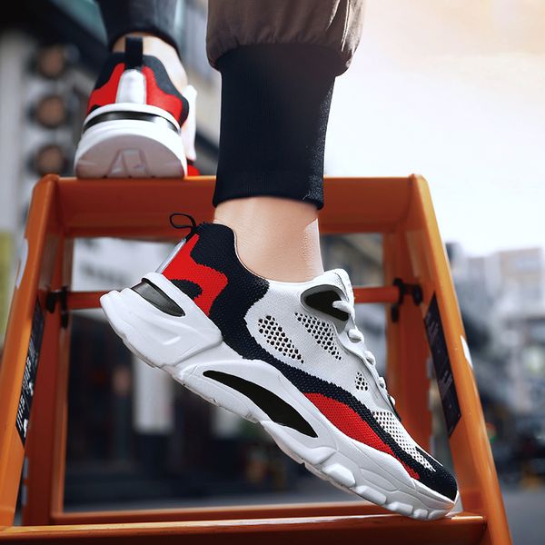 men's casual shoes 2020 autumn men's fashion sneakers comfortable breathable holes rubber sneakers lace-up shoes zapatos hombre, Black
men's casual shoes 2020 autumn men's fashion sneakers comfortable breathable holes rubber sneakers lace-up shoes zapatos hombre, Black