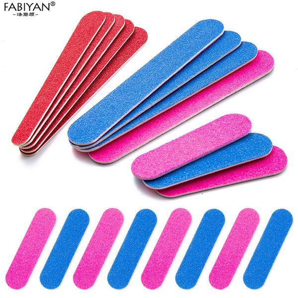 

nail art file 180/240 sandpaper sanding buffer block pedicure manicure buffing uv gel polish professional tools 100pcs two sides