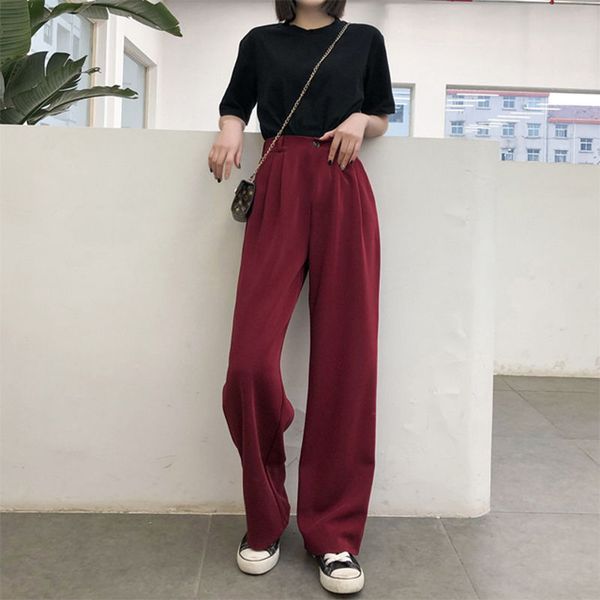 women's pants & capris goohojio 2021 vintage casual women solid color office lady trousers autumn soft elegant pockets chic streetwear, Black;white
women's pants & capris goohojio 2021 vintage casual women solid color office lady trousers autumn soft elegant pockets chic streetwear, Black;white