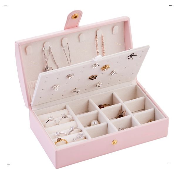 portable pu jewelry box zipper bracelet earrings necklace rings storage case cabinet for travel mx200810, Black;white
portable pu jewelry box zipper bracelet earrings necklace rings storage case cabinet for travel mx200810, Black;white