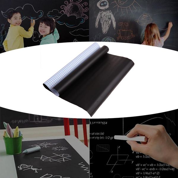 blackboardchalkboard 200*60cm self-adhesive blackboard wall sticker waterproof removable reusable black board poster with 5 colo
blackboardchalkboard 200*60cm self-adhesive blackboard wall sticker waterproof removable reusable black board poster with 5 colo