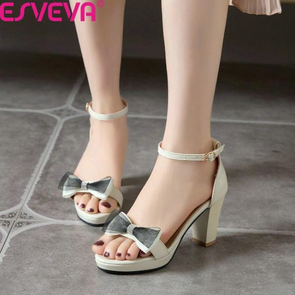 sandals esveva 2021 suqare high heel fashion women shoes butterfly-knot pu leather platform summer buckle ladies pumps size34-43, Black
sandals esveva 2021 suqare high heel fashion women shoes butterfly-knot pu leather platform summer buckle ladies pumps size34-43, Black