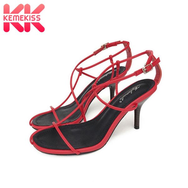 kemekiss women high heel sandals buckle strap thin heel summer shoes woman party wedding lady office footwear size 34-39, Black
kemekiss women high heel sandals buckle strap thin heel summer shoes woman party wedding lady office footwear size 34-39, Black