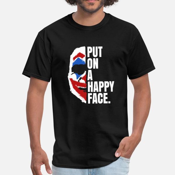 put on a happy face 2019 joker fan art gift t shirt men designs short sleeve crew neck male fit funny summer pictures shirt
put on a happy face 2019 joker fan art gift t shirt men designs short sleeve crew neck male fit funny summer pictures shirt