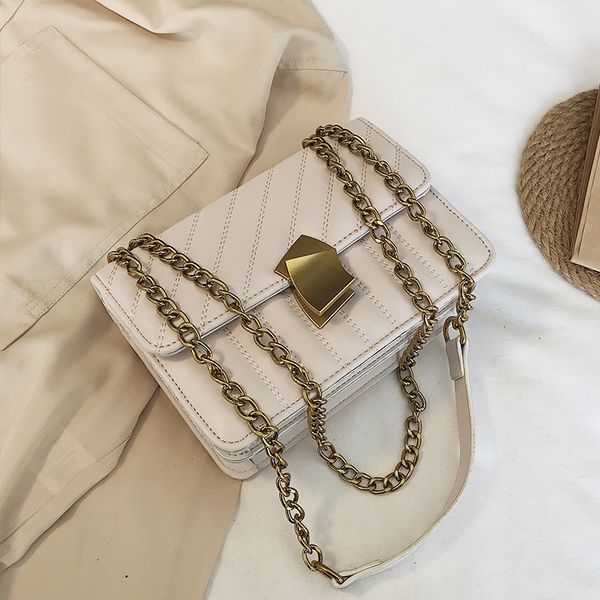fashion metal lock square bag 2020 summer new pu leather women's designer handbag chain shoulder messenger bag
fashion metal lock square bag 2020 summer new pu leather women's designer handbag chain shoulder messenger bag