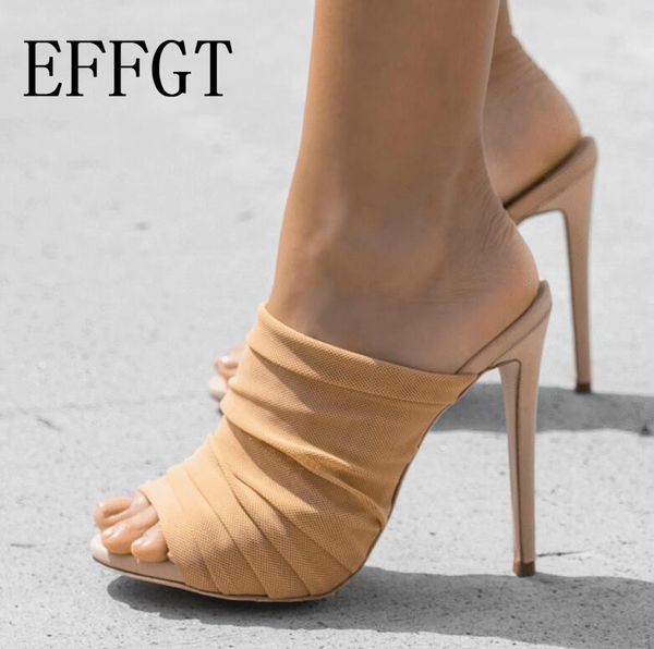 effgt 2020 summer women high heel slipper mules pointed toe women slides female thin high heels female outdoor slippers, Black
effgt 2020 summer women high heel slipper mules pointed toe women slides female thin high heels female outdoor slippers, Black