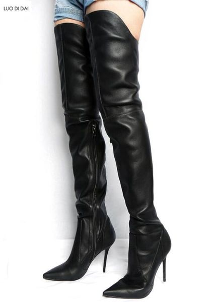 2020 winter women thigh high boots over knee booties black leather zip up boots ladies point toe long lace up party shoes
2020 winter women thigh high boots over knee booties black leather zip up boots ladies point toe long lace up party shoes