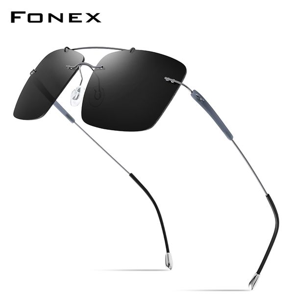 sunglasses fonex titanium alloy tr90 rimless men 2021 ultralight frameless square women polarized sun glasses for 20009, White;black
sunglasses fonex titanium alloy tr90 rimless men 2021 ultralight frameless square women polarized sun glasses for 20009, White;black
