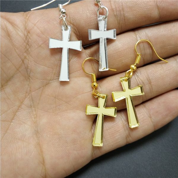 (2pairs/lot) cute cross earrings for women mirror gold silver color acrylic jewelry small earring girls accessories
(2pairs/lot) cute cross earrings for women mirror gold silver color acrylic jewelry small earring girls accessories