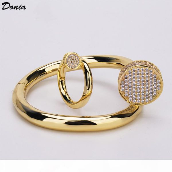 donia jewelry party european and american fashion large classic micro inlaid zirconia nail bracelet ring set women's bracelet ring set, Black
donia jewelry party european and american fashion large classic micro inlaid zirconia nail bracelet ring set women's bracelet ring set, Black