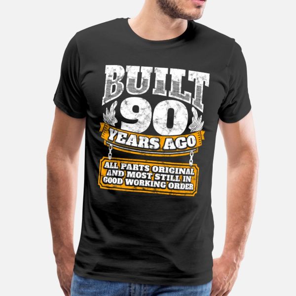 90th birthday gift idea built 90 years ago t shirt men design 100% cotton round collar trend interesting new style spring autumn shirt
90th birthday gift idea built 90 years ago t shirt men design 100% cotton round collar trend interesting new style spring autumn shirt