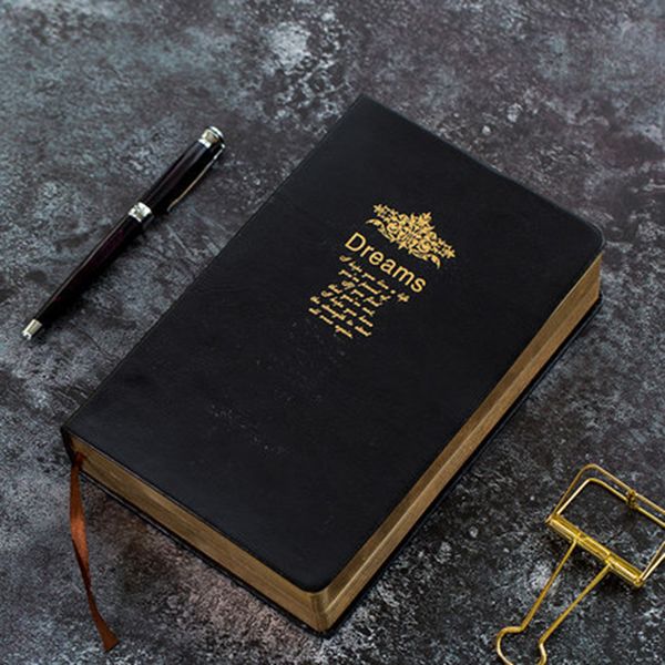 super thick retro golden rim blank notebook dream stamping soft notepad large painting write diary stationery journal gift, Purple;pink
super thick retro golden rim blank notebook dream stamping soft notepad large painting write diary stationery journal gift, Purple;pink
