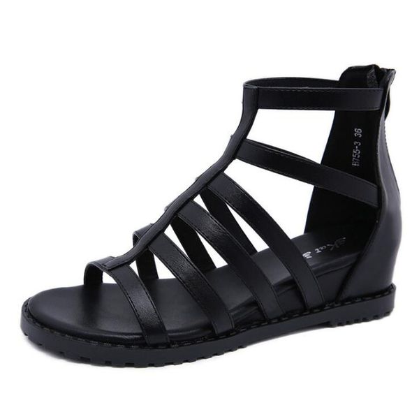 sandals woman summer leather vintage buckle casual sewing women retro sandalias female ladies platform shoes, Black
sandals woman summer leather vintage buckle casual sewing women retro sandalias female ladies platform shoes, Black