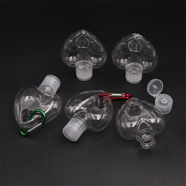 50ml пустые бутылки алкоголя refillable с кольцом для ключей сердца крюк petg прозрачного пластика дезинфицирующего средства для рук бутылки
50ml пустые бутылки алкоголя refillable с кольцом для ключей сердца крюк petg прозрачного пластика дезинфицирующего средства для рук бутылки