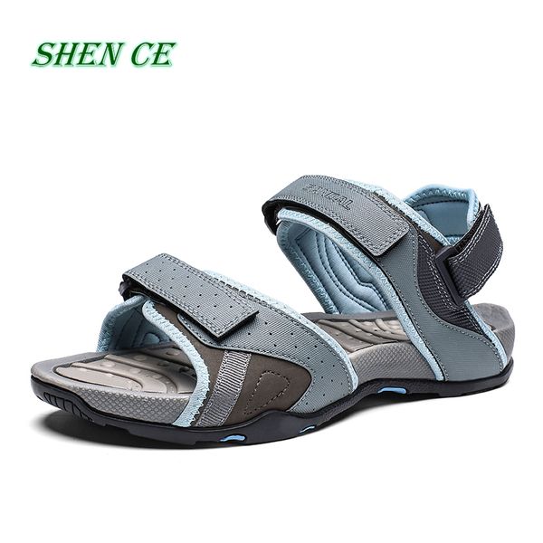 sandals shen ce summer style beach casual male breathable for men walking brand comfortable shoes, Black
sandals shen ce summer style beach casual male breathable for men walking brand comfortable shoes, Black