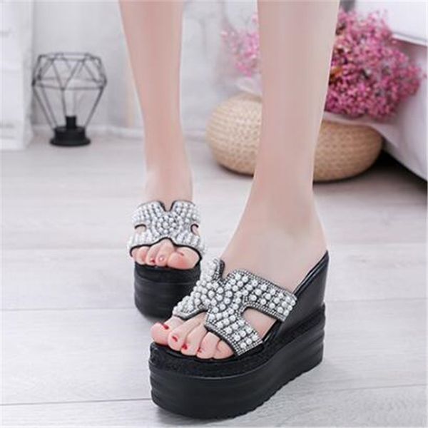 новые женщины клинья слайды high heels досуг летние кристаллы мода сандал обувь женщина женщины платформа мулов тапочки черный белый, Black
новые женщины клинья слайды high heels досуг летние кристаллы мода сандал обувь женщина женщины платформа мулов тапочки черный белый, Black