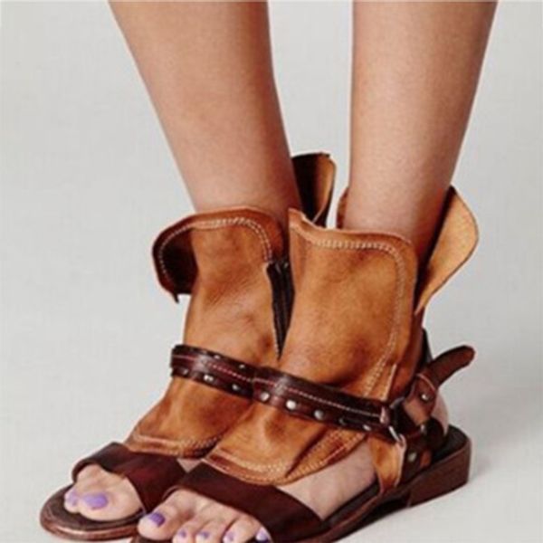 sandalias mujer western summer vintage rome brown tan ladies sandals peep toe ankle boots flats stripper heels shoes for woman, Black 
sandalias mujer western summer vintage rome brown tan ladies sandals peep toe ankle boots flats stripper heels shoes for woman, Black