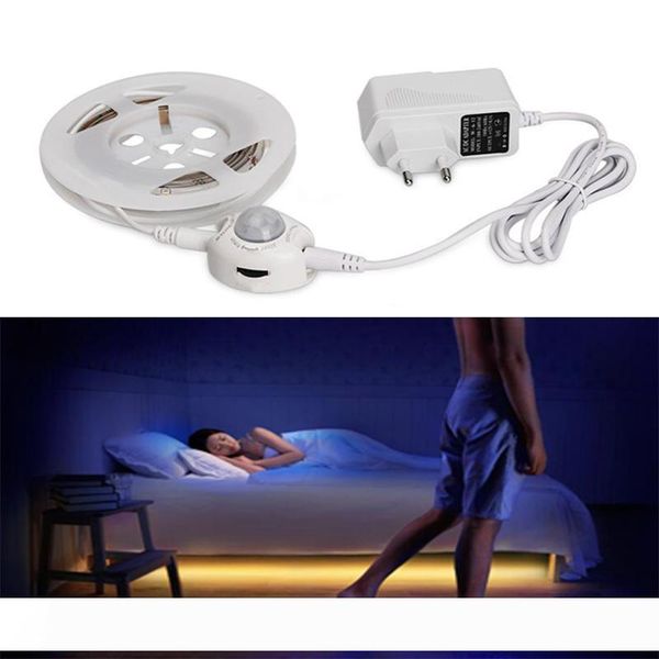 Motion Activated Under bed Lighting Flexible LED Strip Motion Sensor Night Light Bedside Lamp Illumination and Automatic Shut Off Timer
Motion Activated Under bed Lighting Flexible LED Strip Motion Sensor Night Light Bedside Lamp Illumination and Automatic Shut Off Timer