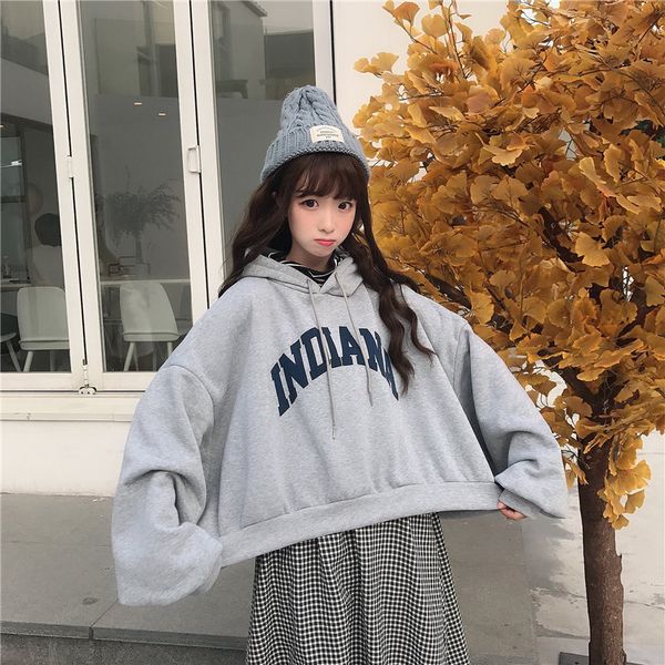 hoodies women hooded oversize thick plus velvet loose false two-piece letter print womens hoodie all-match leisure simple trendy, Black
hoodies women hooded oversize thick plus velvet loose false two-piece letter print womens hoodie all-match leisure simple trendy, Black