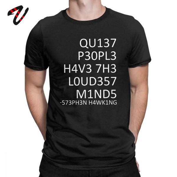 new t shirt men's intelligence t-shirt stephen hawking loudest minds geek tees funny christmas gift short sleeve clothes cotton
new t shirt men's intelligence t-shirt stephen hawking loudest minds geek tees funny christmas gift short sleeve clothes cotton
