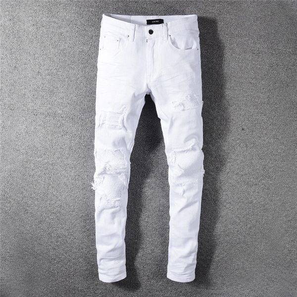 luxury fashion skinny jeans pure white denim fashion mill blast jeans, zipper design men's old denim jogger slim jeans are most suitabl, Blue
luxury fashion skinny jeans pure white denim fashion mill blast jeans, zipper design men's old denim jogger slim jeans are most suitabl, Blue