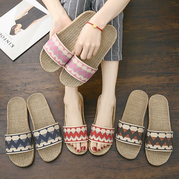 fralosha women slippers summer linen female sandals ladies flax casual slides flip flops lovers indoor floor shoes, Black
fralosha women slippers summer linen female sandals ladies flax casual slides flip flops lovers indoor floor shoes, Black