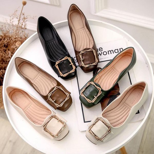 metal decoration flat shoes women autumn soft leather peas shoes plus size 42 square toe pregnant women loafers, Black
metal decoration flat shoes women autumn soft leather peas shoes plus size 42 square toe pregnant women loafers, Black